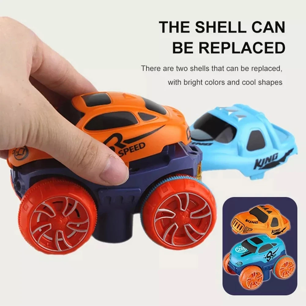 Changeable Anti-gravity Assembled Track with LED Light-Up Race Car Flexible Racing Tracks Rail Car Toys for Boys Kids Gifts 5