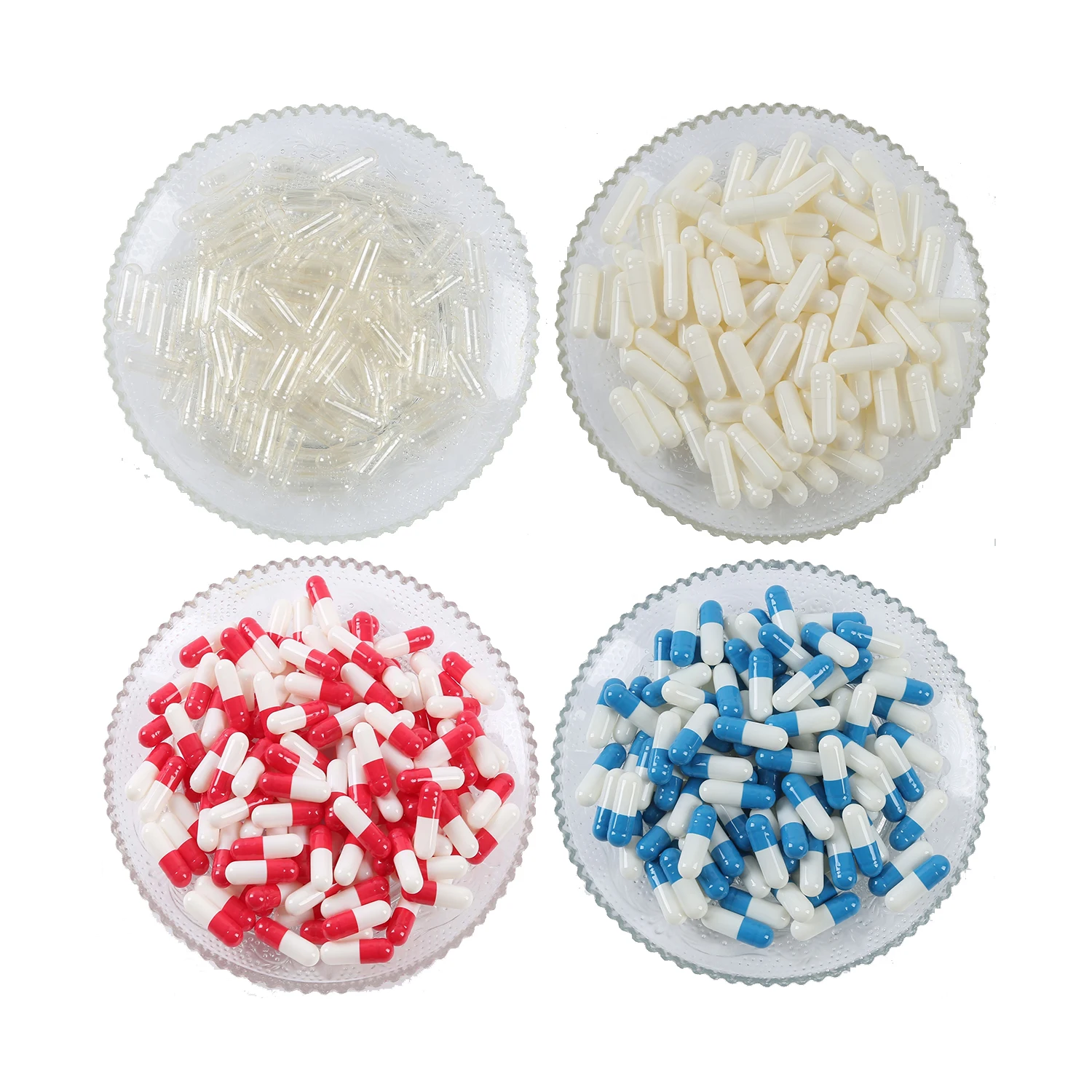All Size 10000 Counts Empty Gelatin Capsules Kosher Halal Certified Joined Separated Hard Hollow Gelatin Capsules empty pill capsule