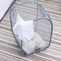 Laundry Bag Pop Up Mesh Washing Foldable Laundry Basket Bag Hamper Storage Dirty Clothes Hamper Clothing Ocean Ball Storage 2