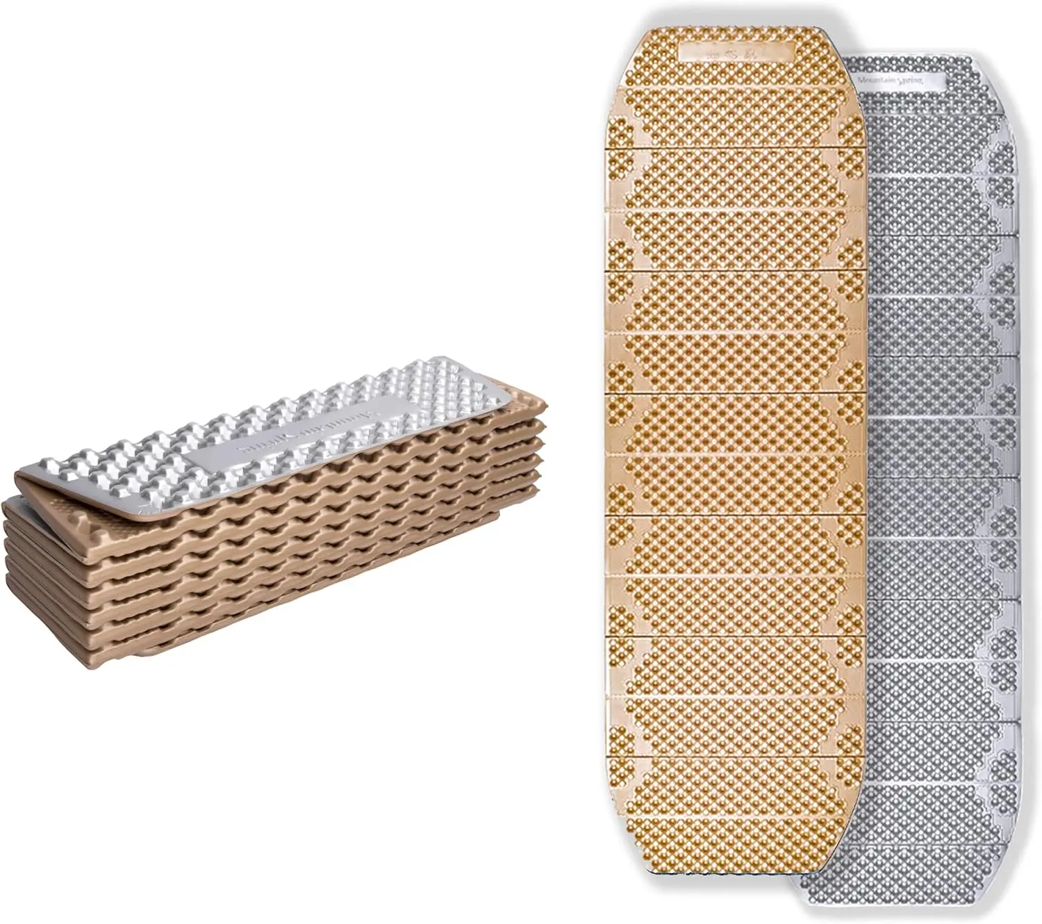 Mountain Spring M1 Series Moisture-Proof Folding Closed Cell Foam Sleeping Pad R-1.9Ultra-Lightweight Hexagonal Design Sleeping Mountain Spring M1 Series Moisture-Proof Folding Closed Cell Foam Sleeping Pad R-1.9Ultra-Lightweight Hexagonal Design Sleeping