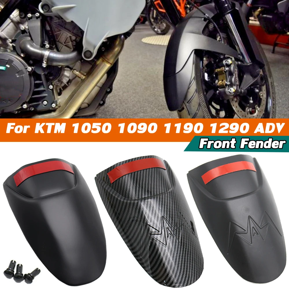 Motorcycle Accessories For Ktm 1050 1090 1190 Adv 1290 Super Adventure Front Fender Extender Hugger Mudguard Extension Carbon