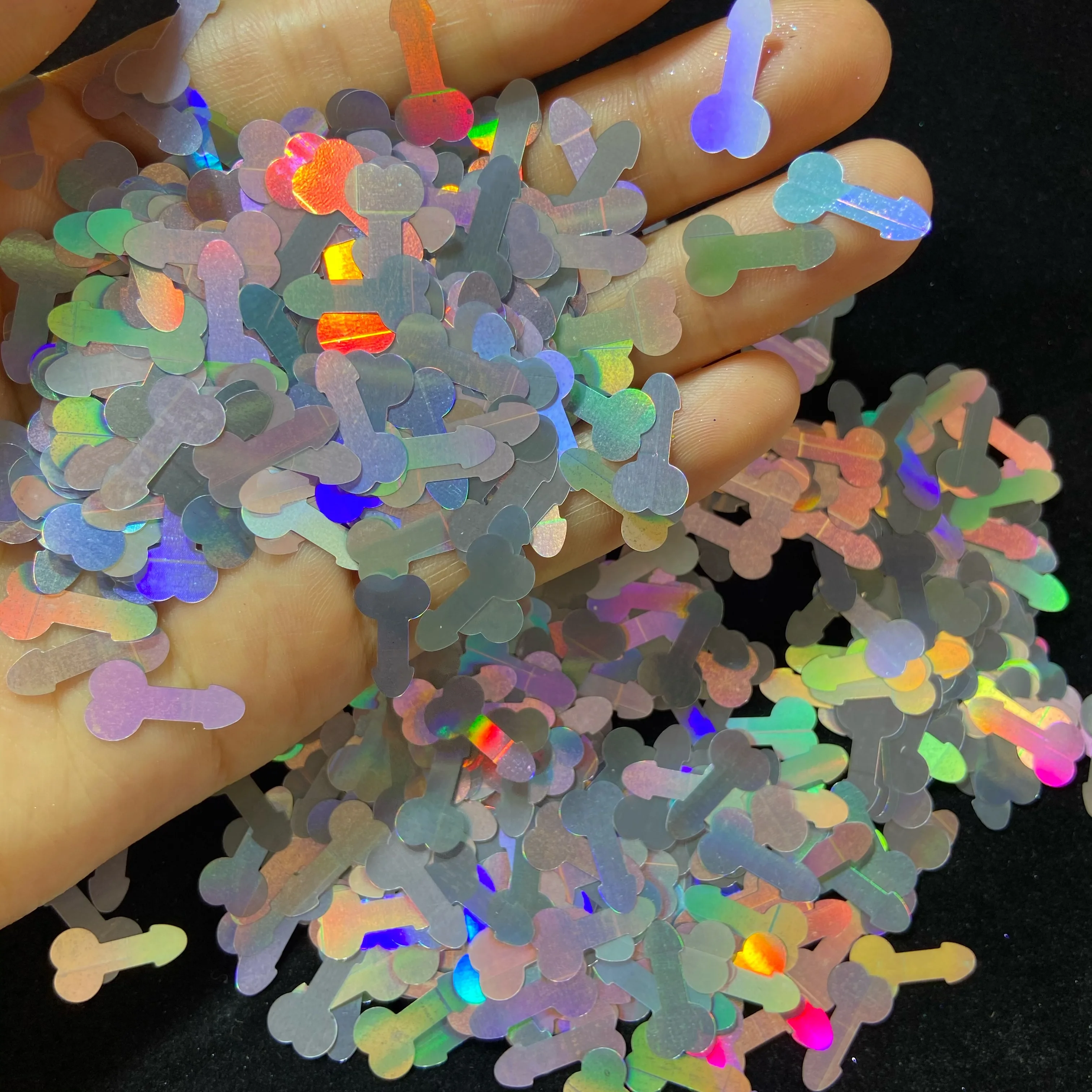 KXY PrettyG 10g Penis Dicks Shape Glitter for Resin DIY Making Body Art Craft Makeup Decoration Accessories nail glitter nail decoration body glitter