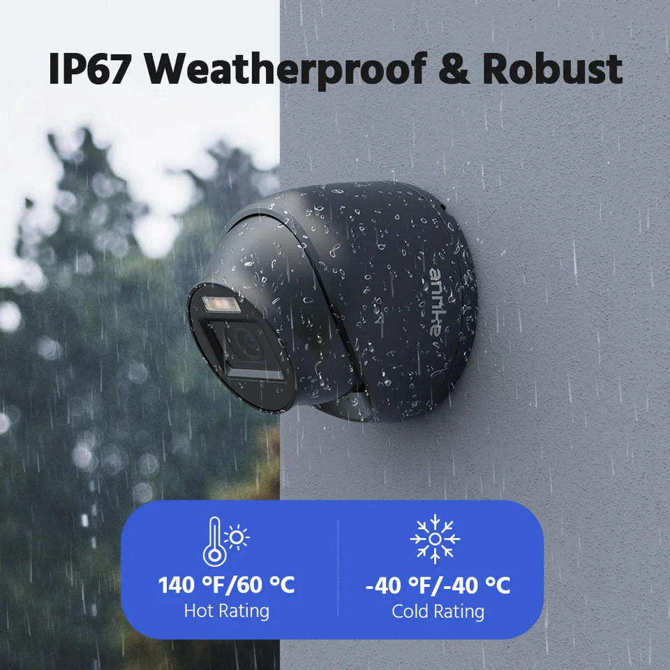 ANNKE 2MP Weatherproof Security Camera System
