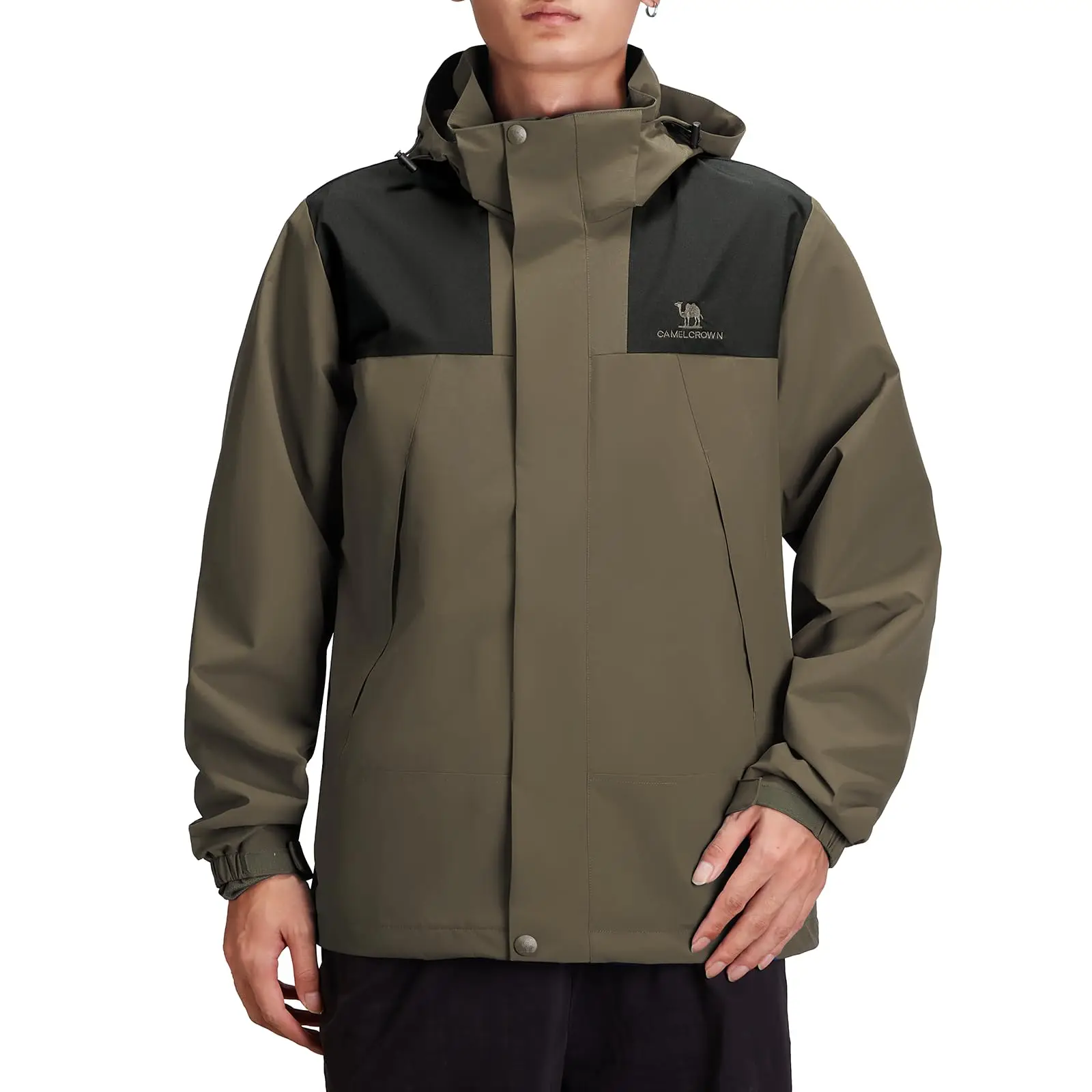GOLDEN CAMEL Men's Rain Jackets Waterproof with Hood