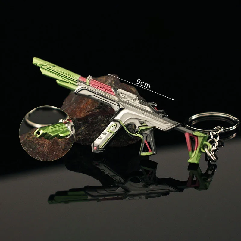 thumbnail image 1 of Llavero con minipistola Valorant Vandal de 9 cm, modelo XERØFANG Orion Kuronami Sentinels of Light Spectre, accesorio totalmente metálico, regalo, 1 of 5