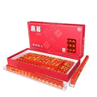 Travel Mahjong Game Set Small Chinese Mahjong Set Portable Mini Mahjong Board Game Set For Family Dormitory Student Dormitory 1