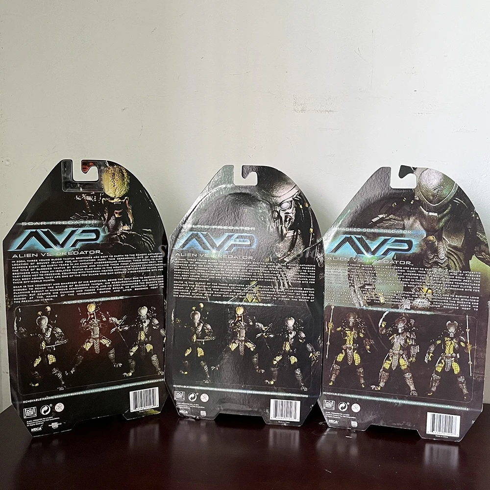 Celtic Predator Masked Scar Predator Scar Figure AVP Alien vs. Predator Chopper Model Movie Birthday Christmas Gifts Doll