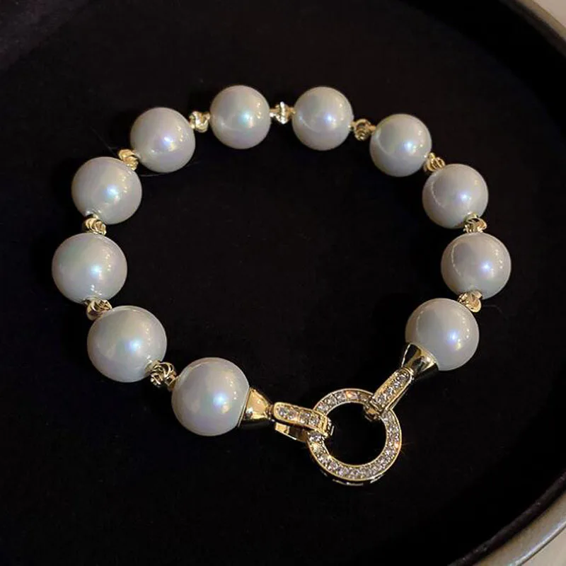 [韓国人気ジュエリー] Basic Pearl Bracelet S8a0fb951e0944a08a848f829c12e1