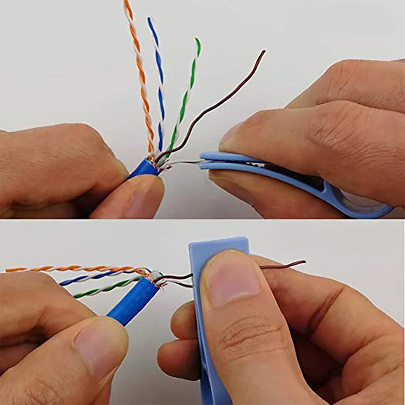 네트워크 케이블 언트위스트 도구, CAT5/CAT5e/CAT6 와이어용 엔지니어 와이어 스트레이트너, 페어 분리 도구, 빠르고 쉽게 언트위스트 가능