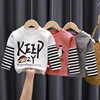Spring and Autumn Children's T-Shirt Boys Girls Long-Sleeved Tops 0-5 Years Old Cartoon Bottoming Shirt Baby Children's Clothing 2