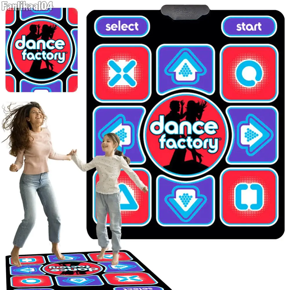 Dance Mat Non-Slip Electronic Dance Pad Dancing Mat Family Music Game for Kids and Adults for Exercise & Games PC TV