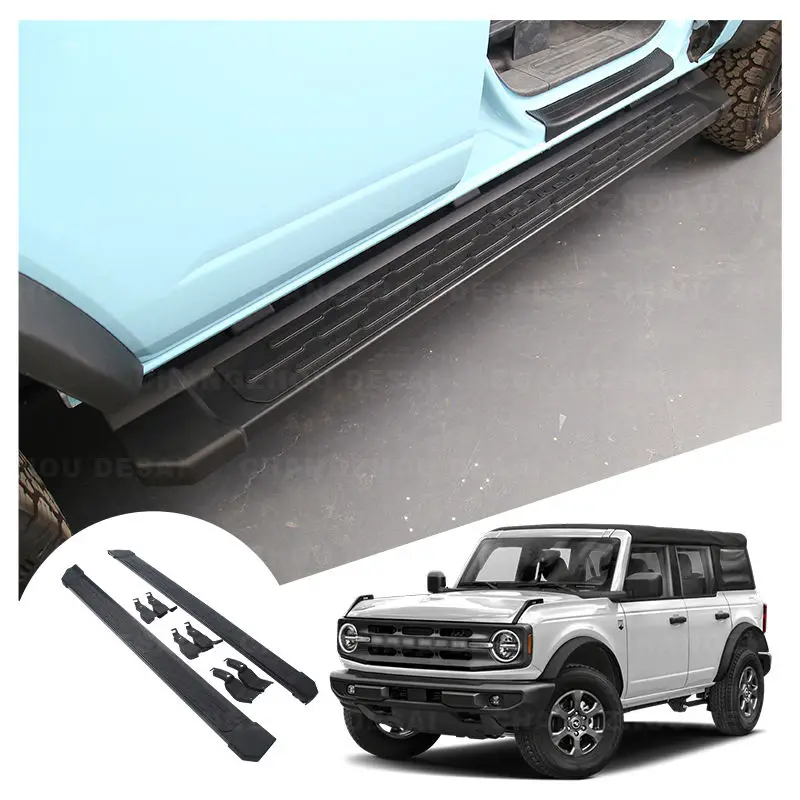 

Car exterior accessories parts kit Side Foot Step Pedal Running Board Side Step For Ford Bronco 4 door 2022-2023