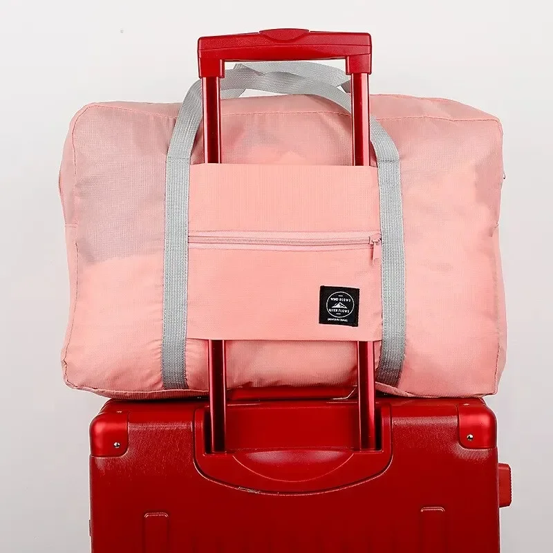Nylon Foldable Travel Bags Unisex Large Capacity Bag Luggage Women WaterProof Handbags Portable Travel Bags