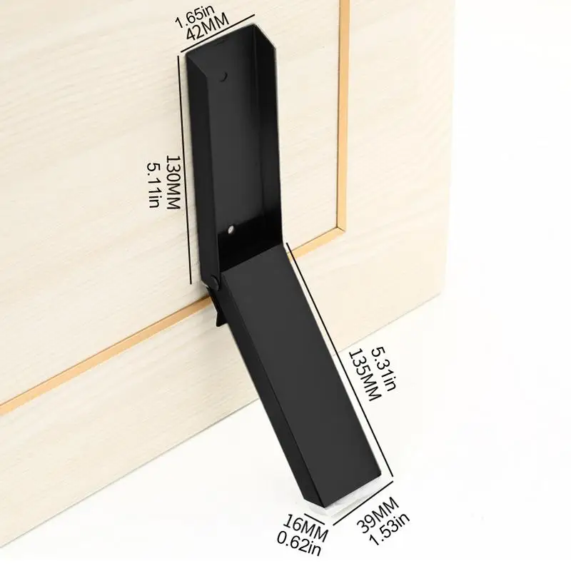 Door Wedge Self Adhesive Magnetic Door Stops Sound Dampening No Drilling Door Stopper Sturdy Under Door Noise Stopper For Dorm