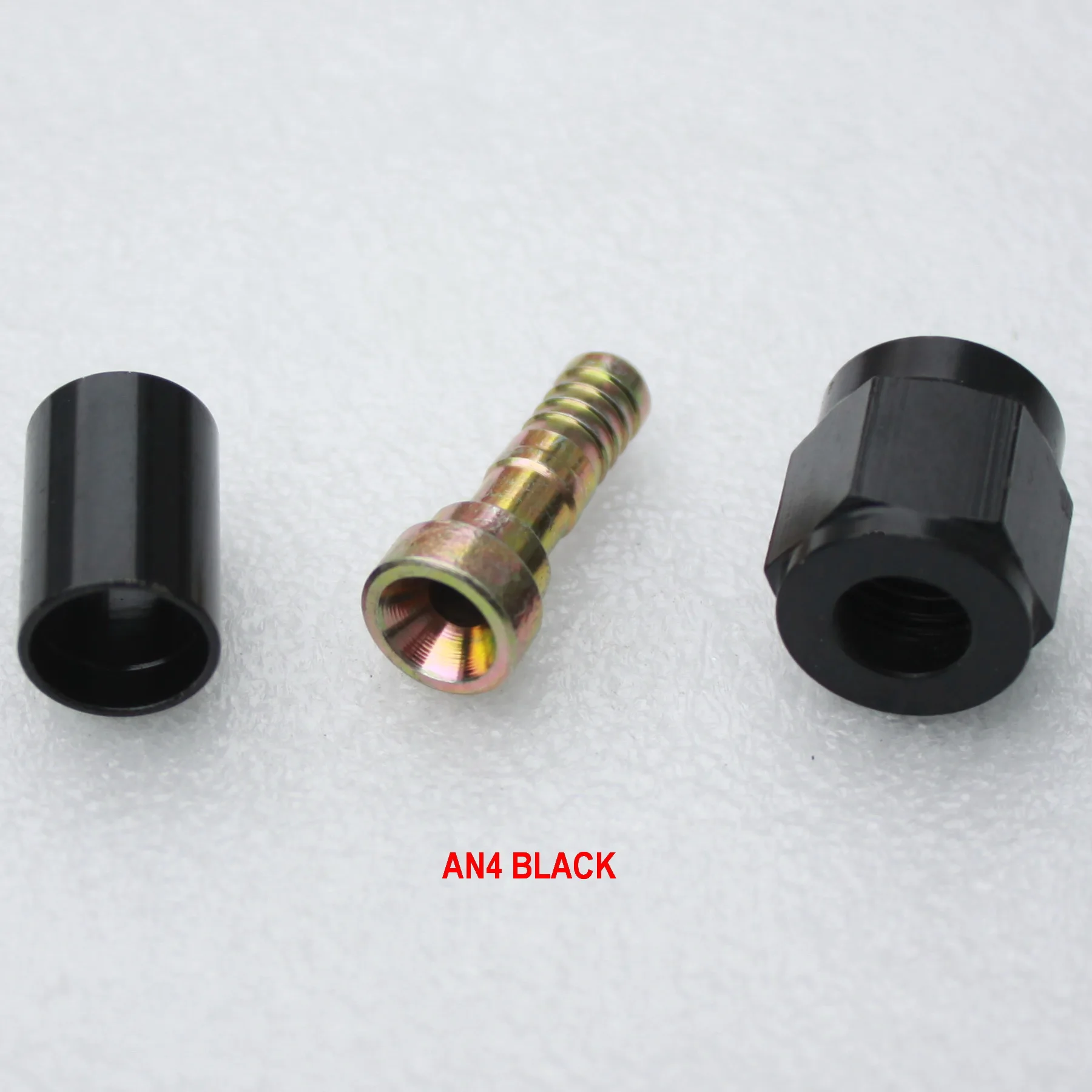 AN3, AN4, AN5, 818 Series, Female Tube Nuts, 3PC, Three-PC Suits
