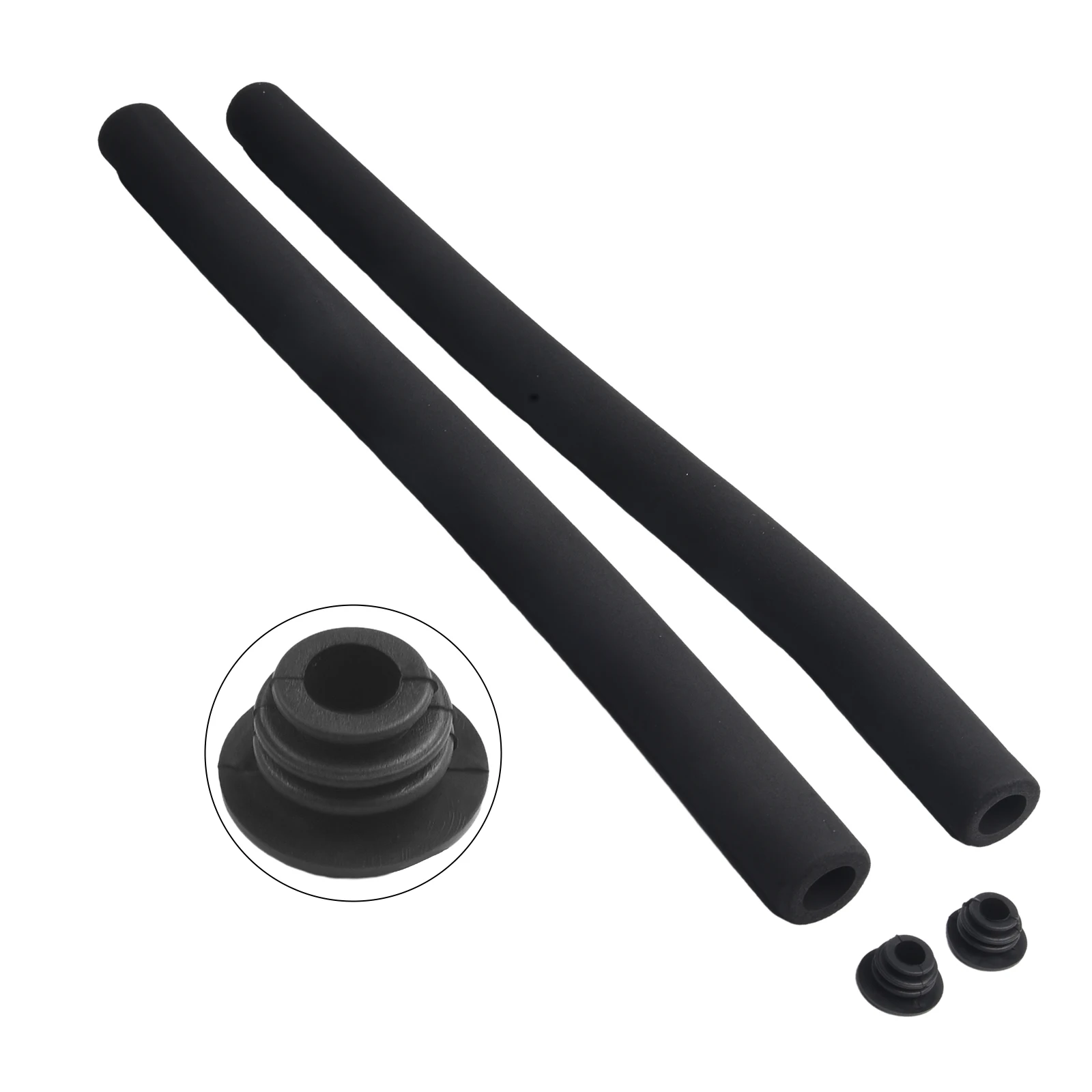 2PCS Bicycle Butterfly Handlebar Grips Cover 500x34mm Foam Lawn Mower Handles Bike Sponge Bar For Cycling Replacement Tools