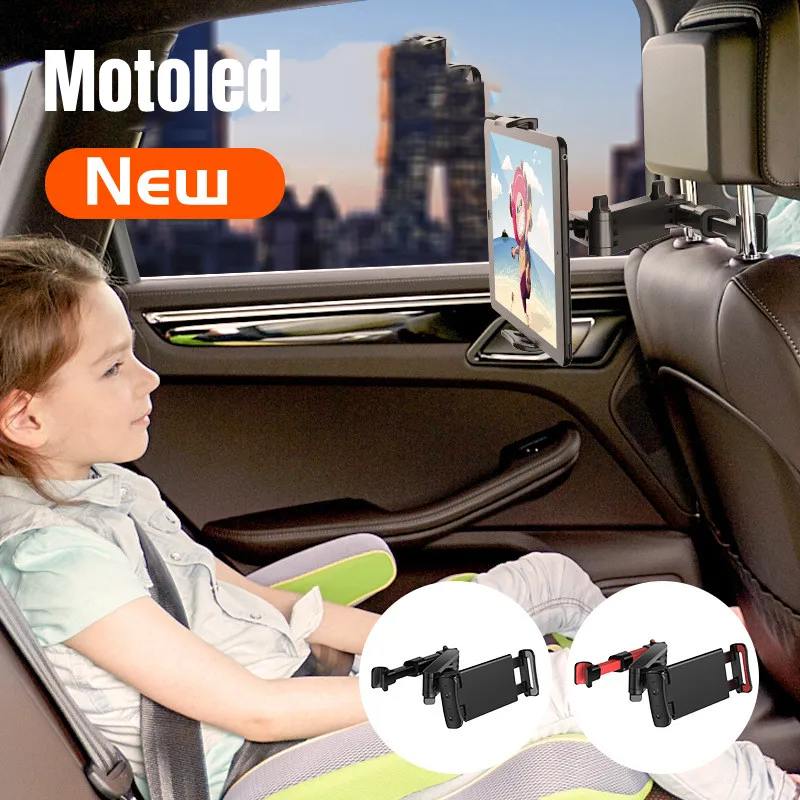 

2022 New Car Back Seat Headrest Mount Holder For iPad 4.7-12.9 inch 360 Rotation Universal Tablet PC Auto Car Phone Holder Stand