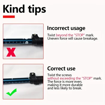 Foldable lightweight hiking poles for men and women 4