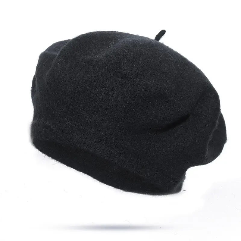 Hot Sale New Fashion Women Wool Thick Berets Artist French Painter Hat Girls Female Warm Walking Cap_vogarts.com