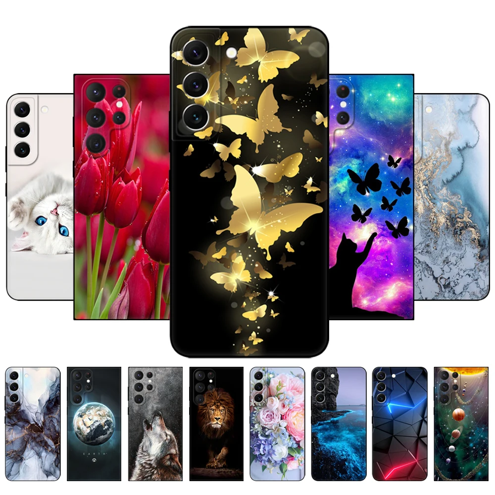 Per Samsung Galaxy S22 | S22 + | Custodia S22 Ultra 5G Per Samsung S22 Plus Cover Posteriore Per Telefono Galaxy 22 S 22 Borsa Paraurti Custodia In Tp
