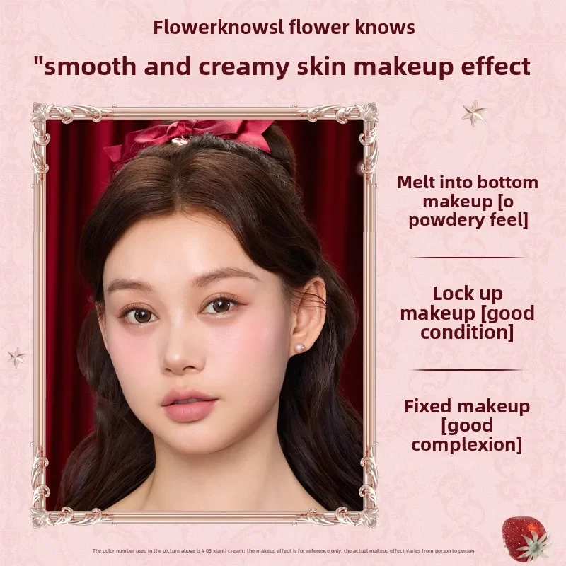 Liquid Blush Blush Cream Cream Blusher Facial Blusher Flower Knows Strawberry Cupid Collection Makeup For Cheeks Matte Finish Face