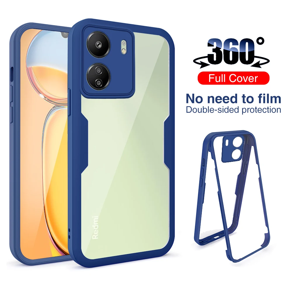Full Cover Shockproof Phone Case For Xiaomi Redmi 13C