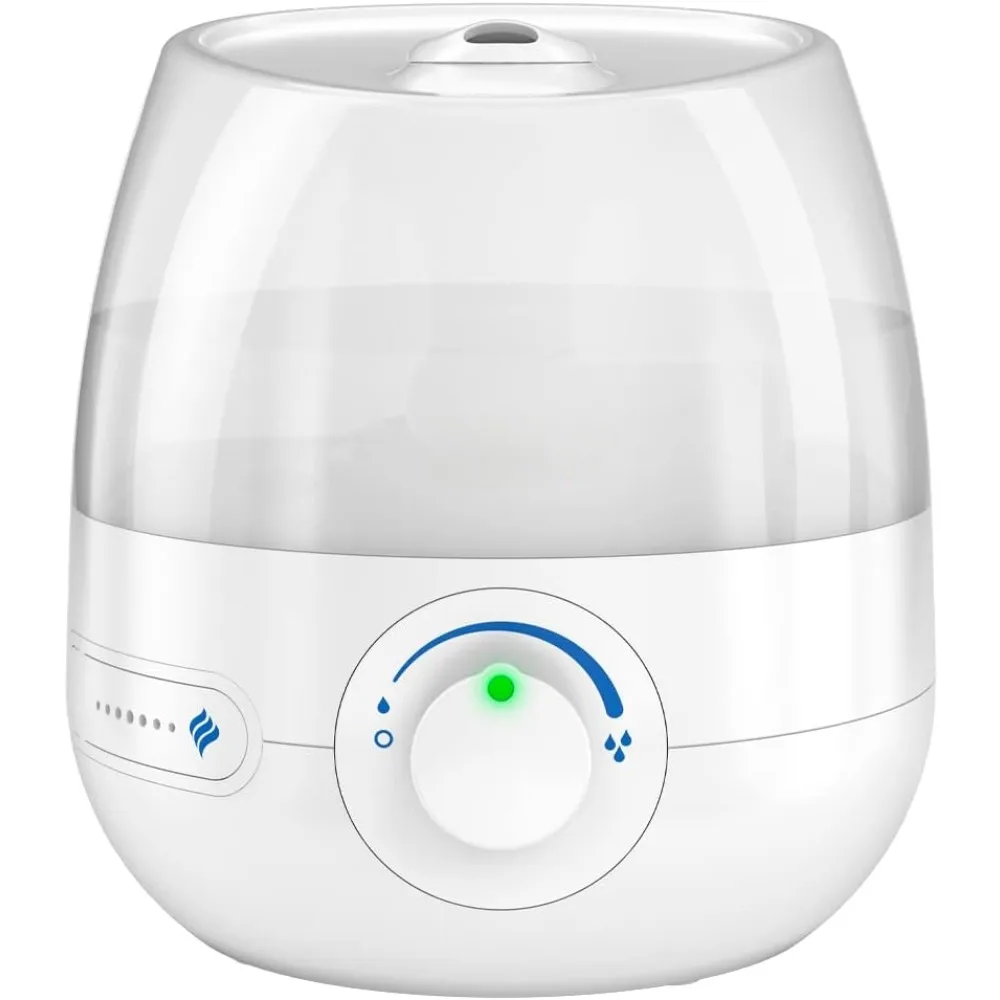 

Mini Filter Free Cool Mist Humidifier, Small Room – Variable Mist Control – Works with VapoPads
