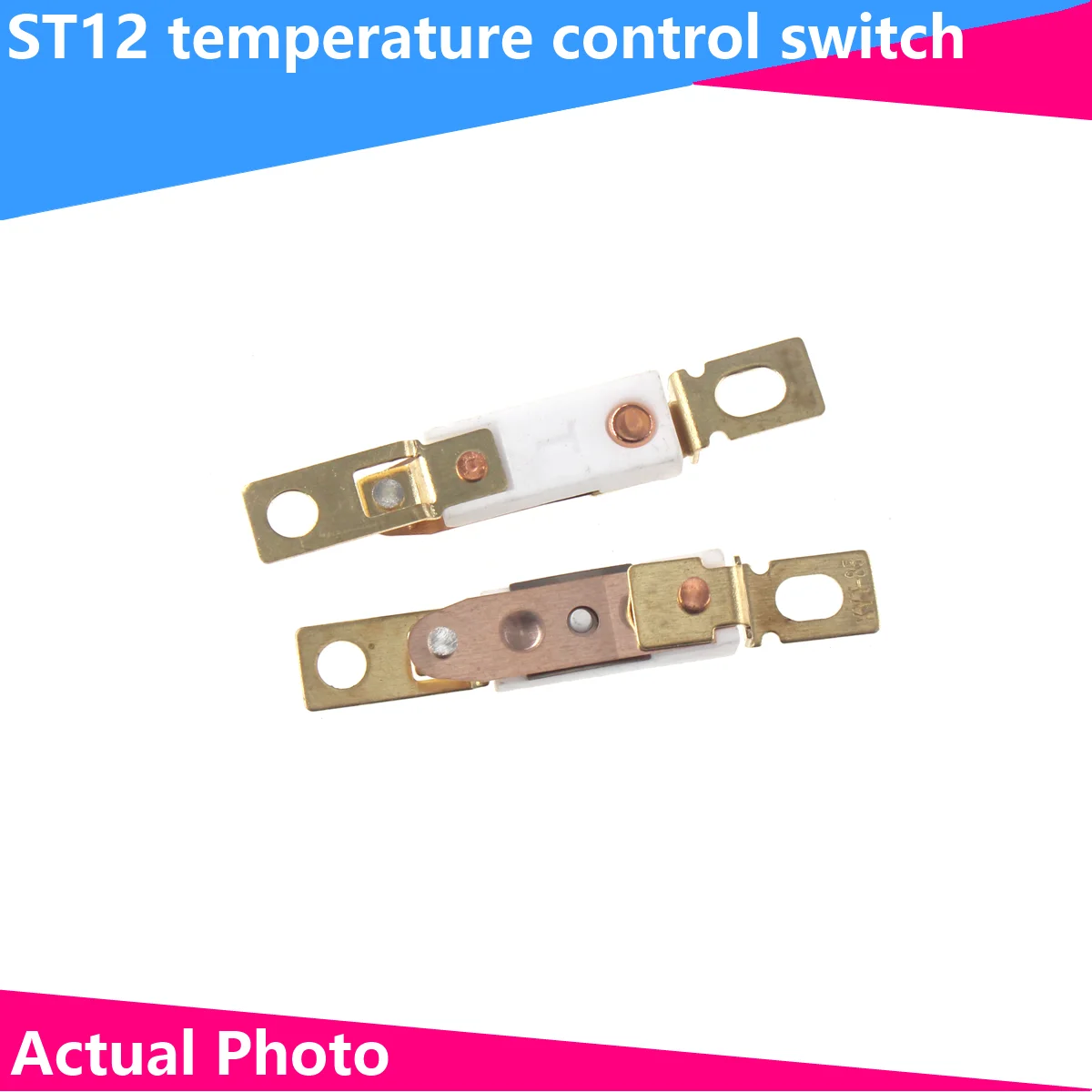 Termostato Interruttore ST-12 Per Asciugacapelli – 5 Pezzi Normalmente Chiuso, Temperatura 130°C