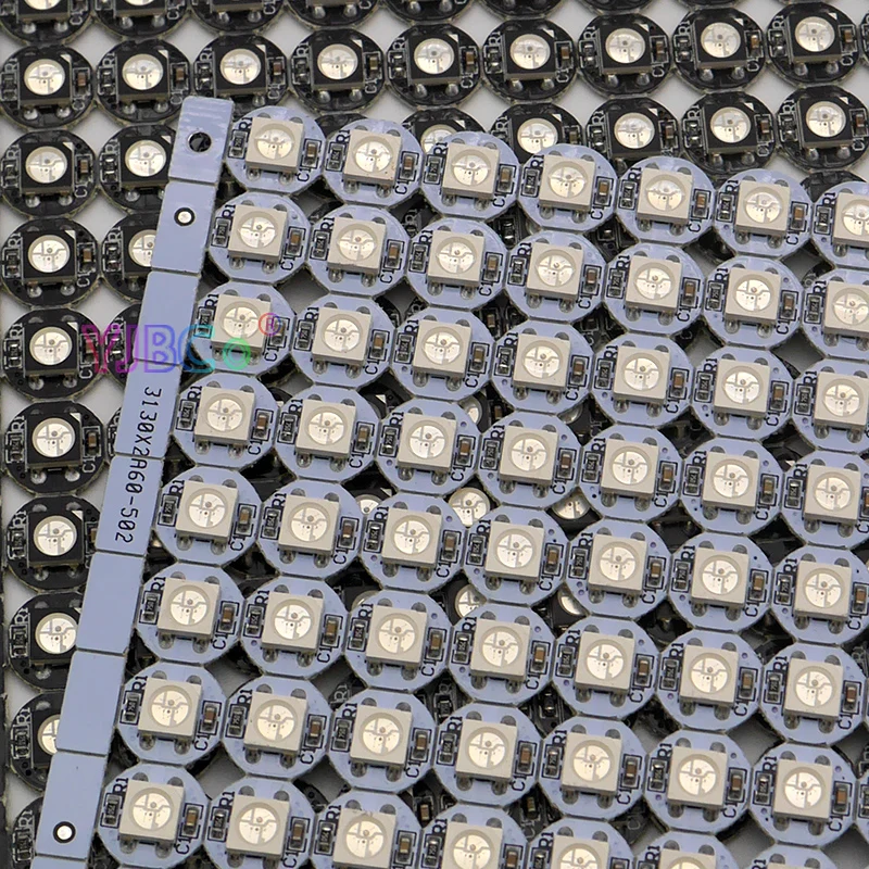 100 Pieces WS2812B LED Chip & Heatsink 5V WS2812 5050 RGB WS2811 IC Ingebouwde Pixels modules