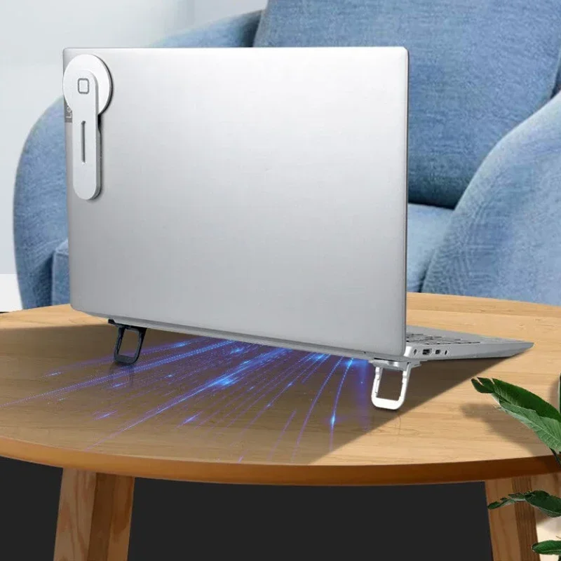 2PCS 미니 접이식 노트북 스탠드 2개의 조절 가능한 각도가 있는 휴대용 컴퓨터 키보드 라이저 자체 접착식 보이지 않는 노트북 스탠드