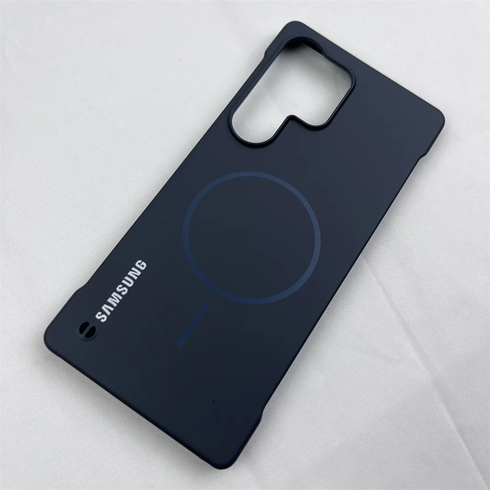 Slim Frameless Magnetic Phone Case with Wireless Charging Support