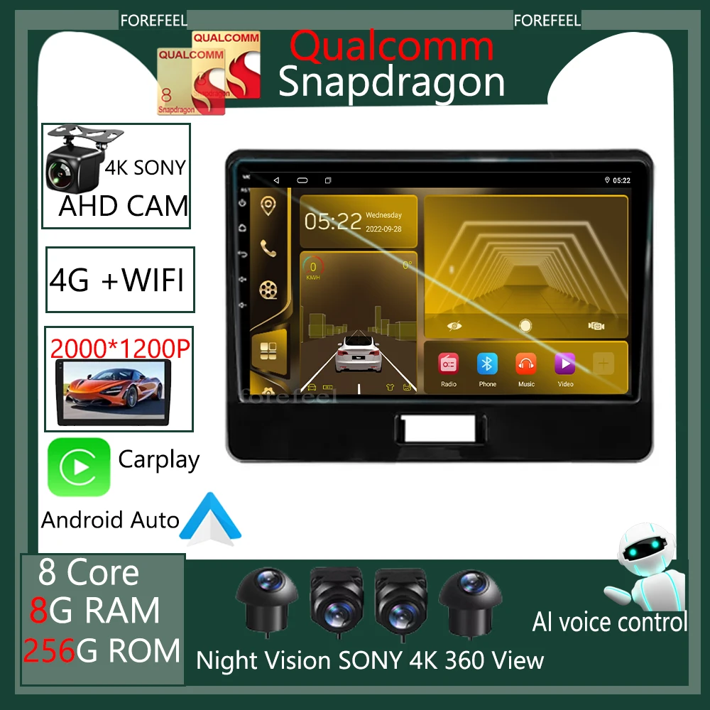 Carplay Android 12 For Suzuki Wagon R 6 VI 2 2017 2021 Car