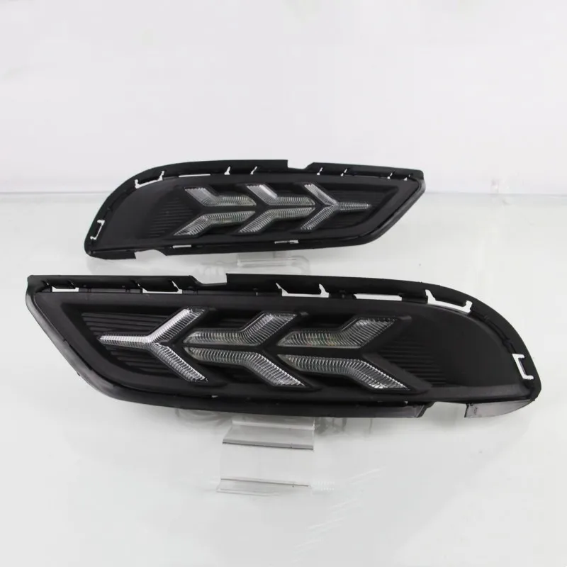 

2pcs For Buick GL8 17-18 Car LED DRL Daytime Running Lights White Driving Light Waterproof Car Styling