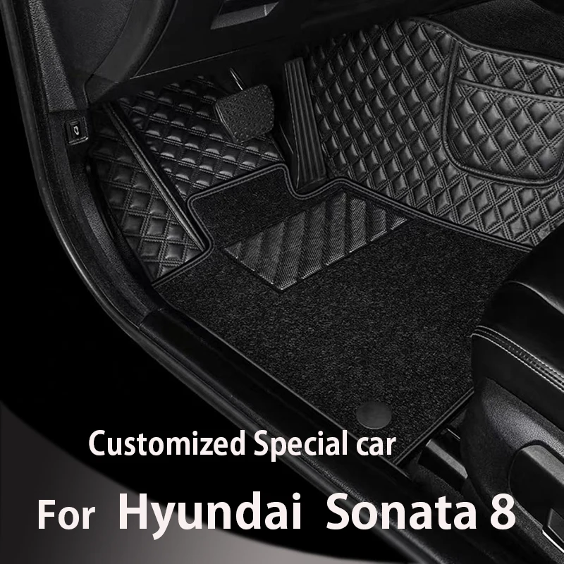 

Car Floor Mats For Hyundai Sonata 8 2010 2011 2012 2013 2014 2015 Custom Auto Foot Pads Carpet Cover Interior Accessories