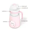Ceramics Mini Electric Water Kettle Thermal Heating Cup Boiler Soup Health Pot Stew Porridge Noodle Slow Cooker Milk Heater 0.6L 3