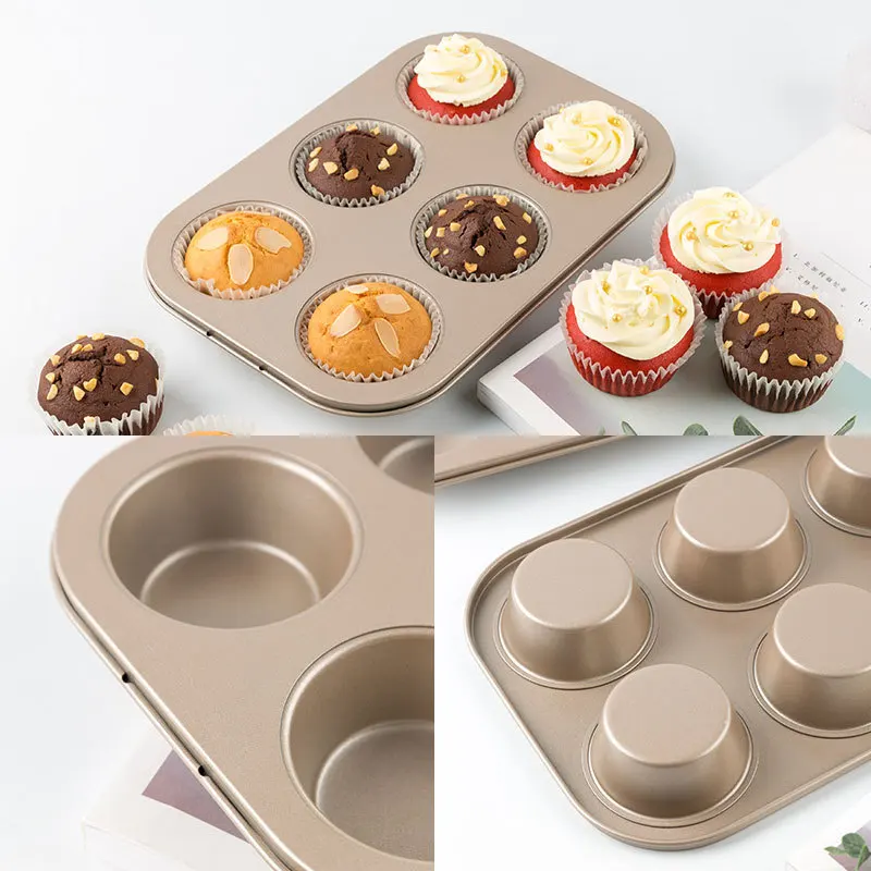12 Cup Nonstick Muffin Pan Carbon Steel Mini Cupcake Pan - China Baking Pan  and 12 Cavity Nonstick Pan price