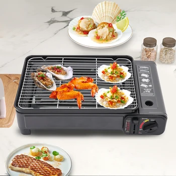 BBQ Grill Portable Grill A portable butane gas stove suitable for camping grills and outdoor cooking needs 5
