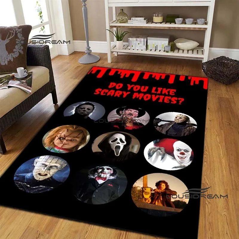 Halloween Carpets and Rug Horror movie Carpet Floor Mat Living Room Bedroom Decorate Large Area Soft Carpet Kids Room Rug 4
