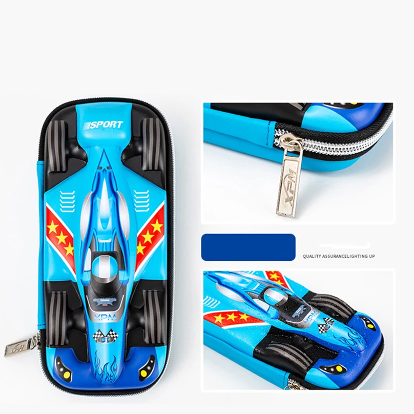 Pencil cases Car Pencil Case Kawaii School Pencil Cases Big Stationery For Boy 3D Pen Case Trousse Scolaire School Supplies Box