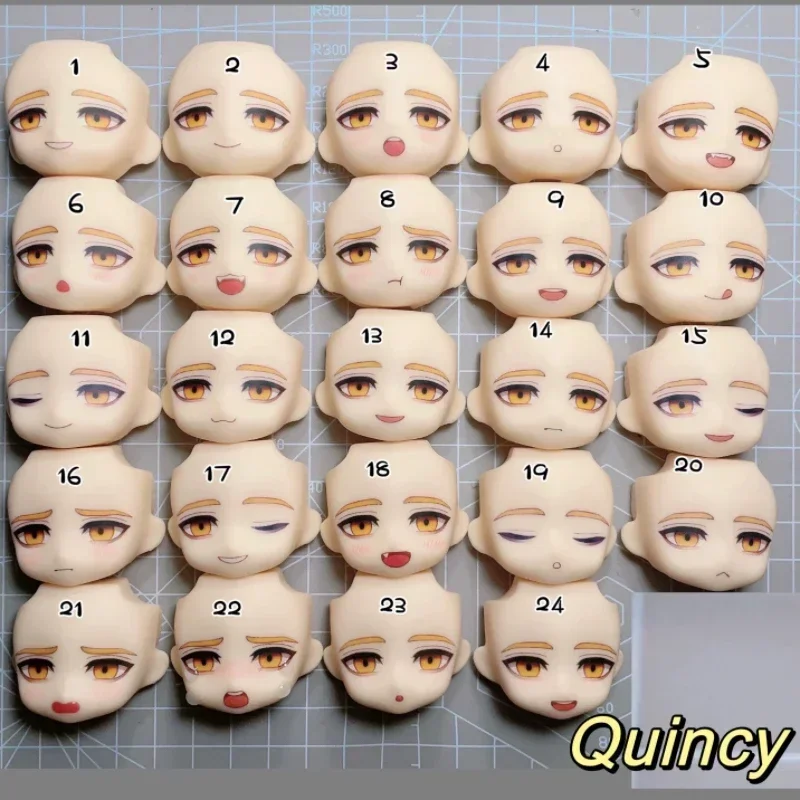 Nu Carnival Ob11 인형 얼굴 Edmond Eiden 워터 스티커 Quincy Kuya Blade Yakumo Olivenie 페이스 플레이트 애니메이션 게임 코스프레 인형