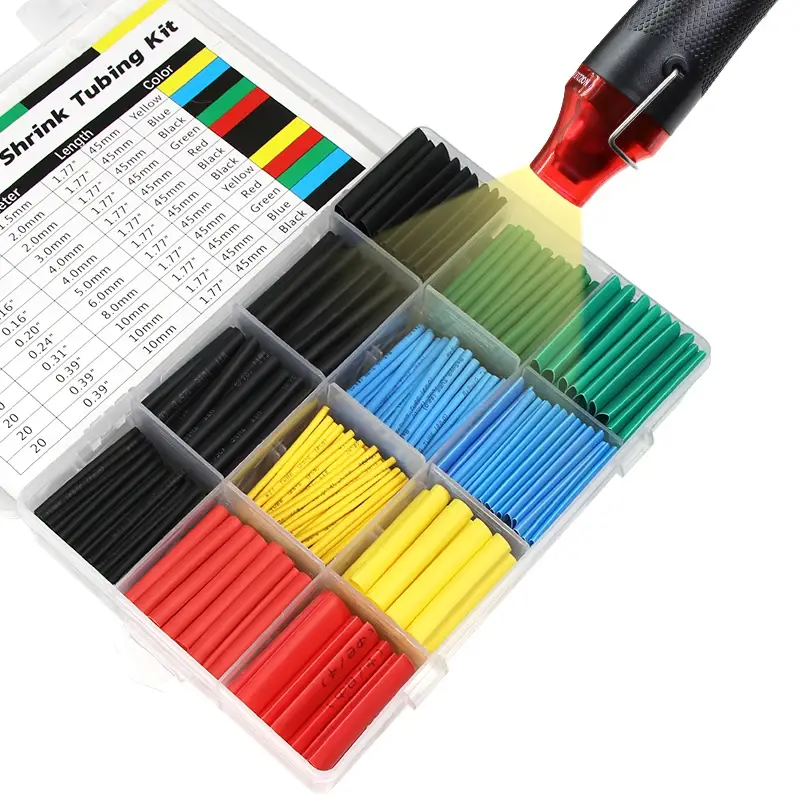 102-750pcs 2:1 Thermoresistant Tube Heat Shrink Wrapping Kit Assorted Wire Cable Insulation Sleeving 3:1 Heat Shrink Tube Set - Image 3