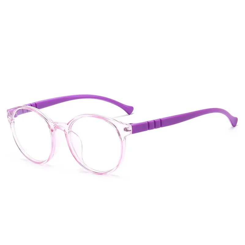 Kid Anti-blue Light Glasses Children Boy Girl Transparent Round Computer Goggles Eye Protection Ultralight Frame Eyewear Glasses anti blue light glasses