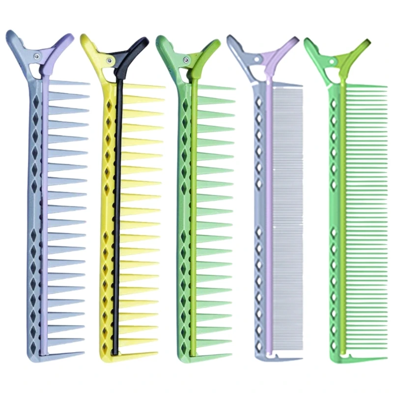 

Sectioning Hair Clip Hair Combs Hairdressing Clip Wide Tooth Combs Hair Styling Tool Hairdressing Clip for Hair Cutting