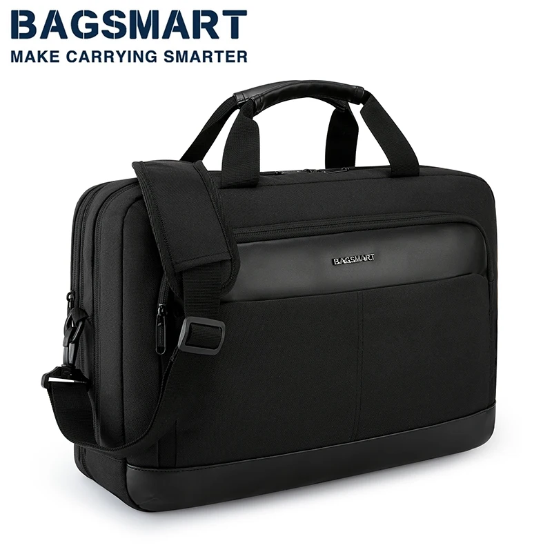 Bagsmart-bolsa de Transporte Ombro para Laptop Sleeve Case Pro 14 15.6 17 18 Polegadas Macbook Air Asus Lenovo Dell Huawei