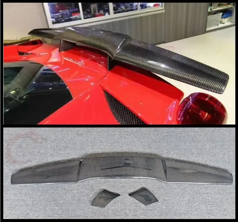 

GT STYLE REAL CARBON FIBER REAR LIP WING TRUNK LIP SPOILER For Ferrari 458 2011 2012 2013 2014