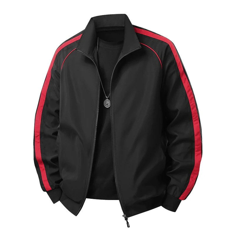 Jacke Herren Herbst Koreanische Mode Outdoor Windjacke Sprig Full Zip Streetwear Casual Mantel Leichte Atmungsaktive Sportswear – Detail 11