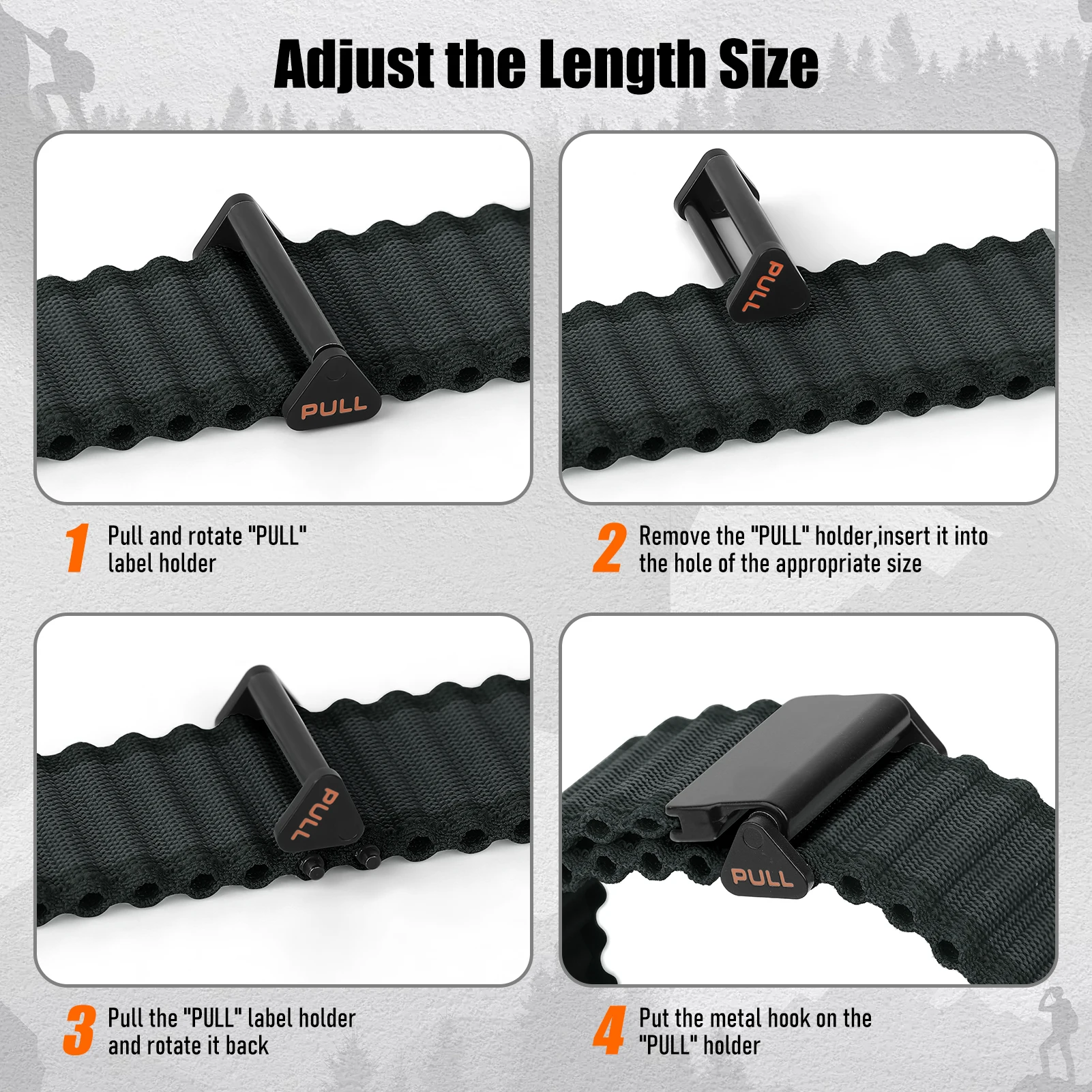 Nylon Sport Loop Trail Band - Premium Strap