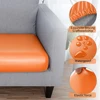 PU Leather Couch Cushion Sofa Covers Waterproof Stretch Couch Seat Slipcovers for Banquet Living Room Couch Furniture Protector 5