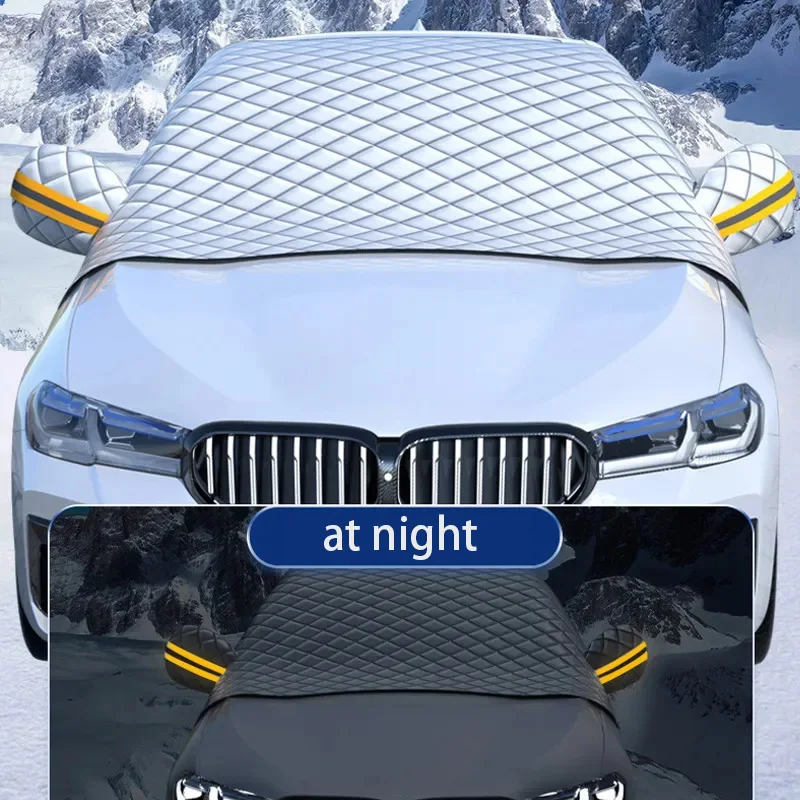 Winter Car Front Windscreen Cover Windshield Sunshades Universal Automobile Anti Snow Frost Ice Shield Dust Protector Cover