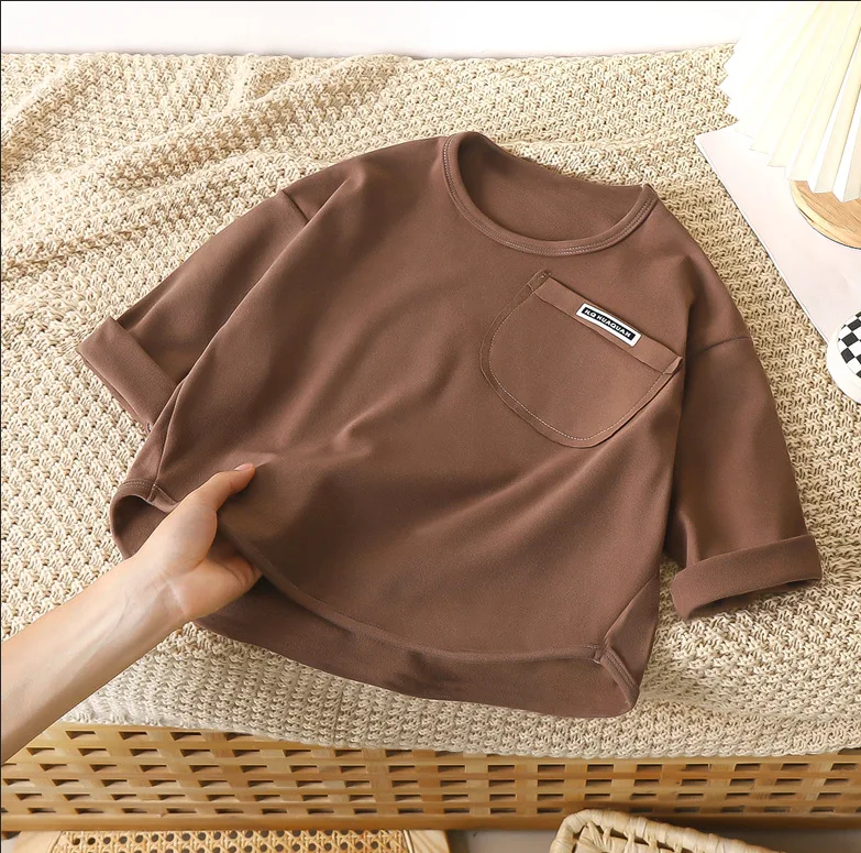 Derong single-piece top—brown